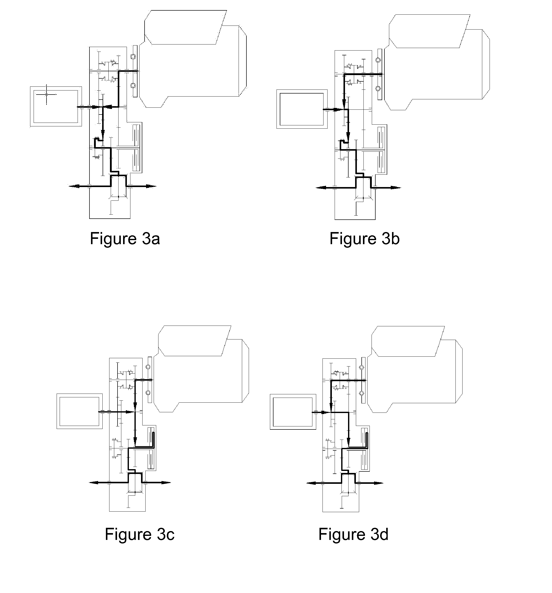 Hybrid power driving device for vehicle and control method thereof