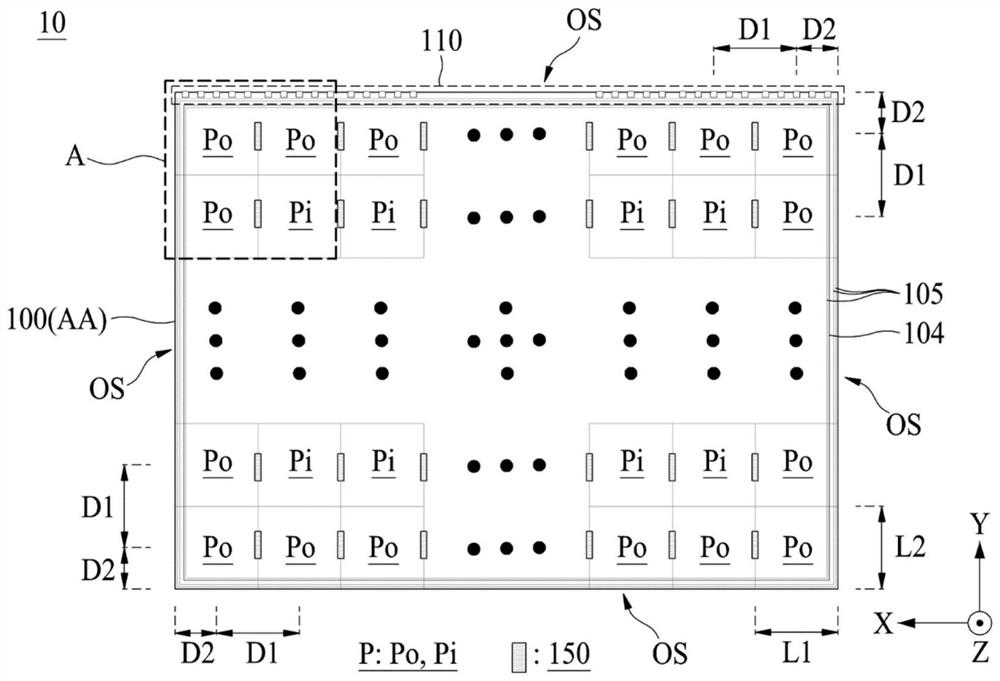 Light-emitting display device and multi-screen display device including same