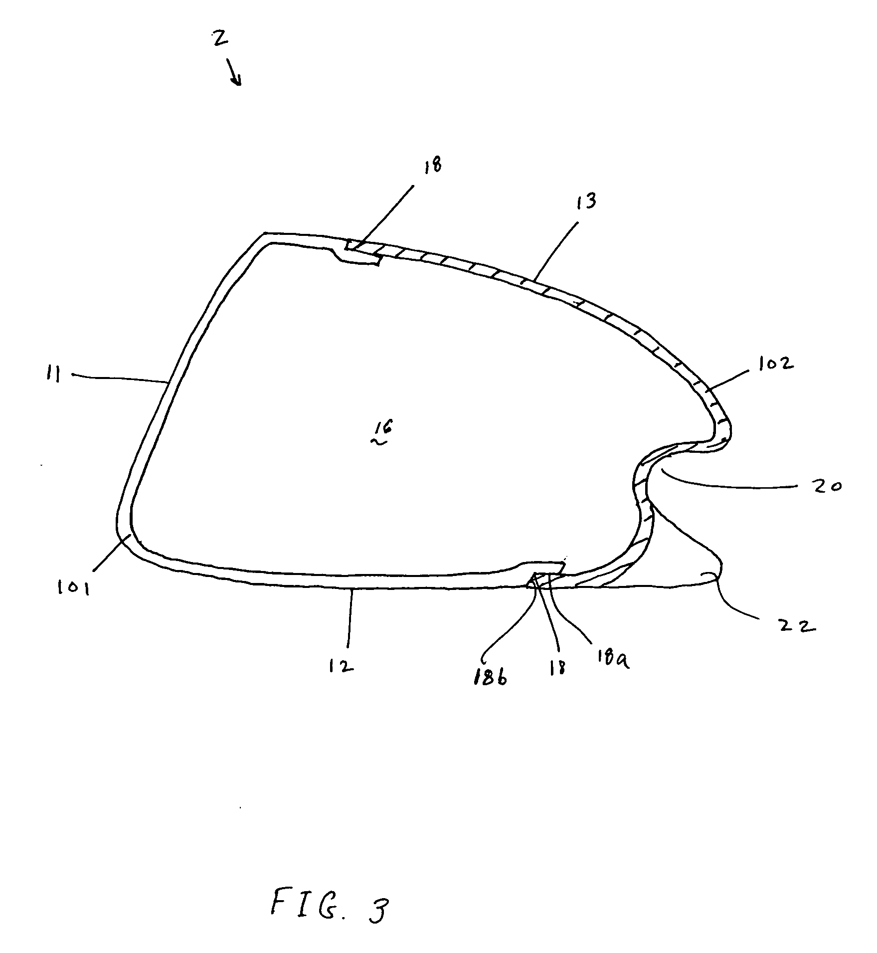 Golf club head with concave insert