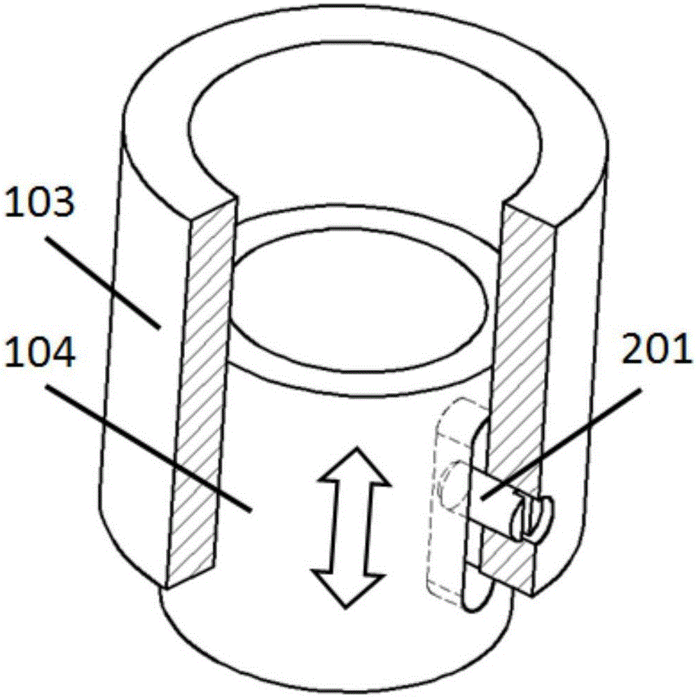 Telescopic guide sleeve demagnetizing device and method of wheel hub bearing