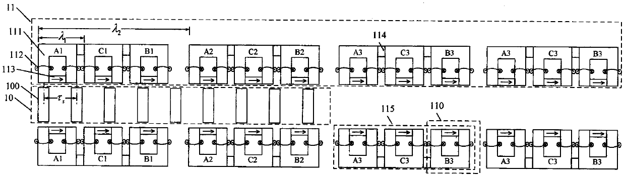 Modular secondary yoke-free bilateral primary permanent-magnet switched reluctance linear motor