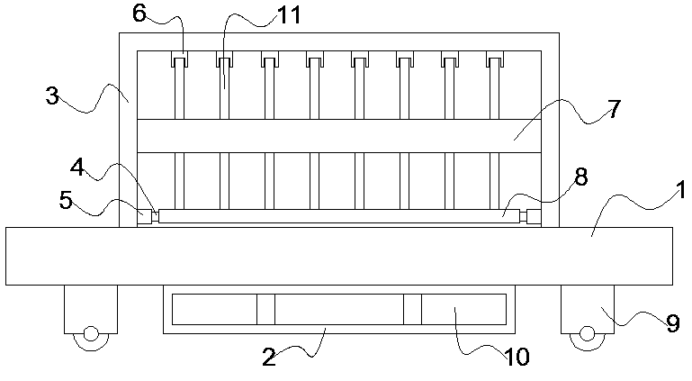 Transferring tool of wooden door plate