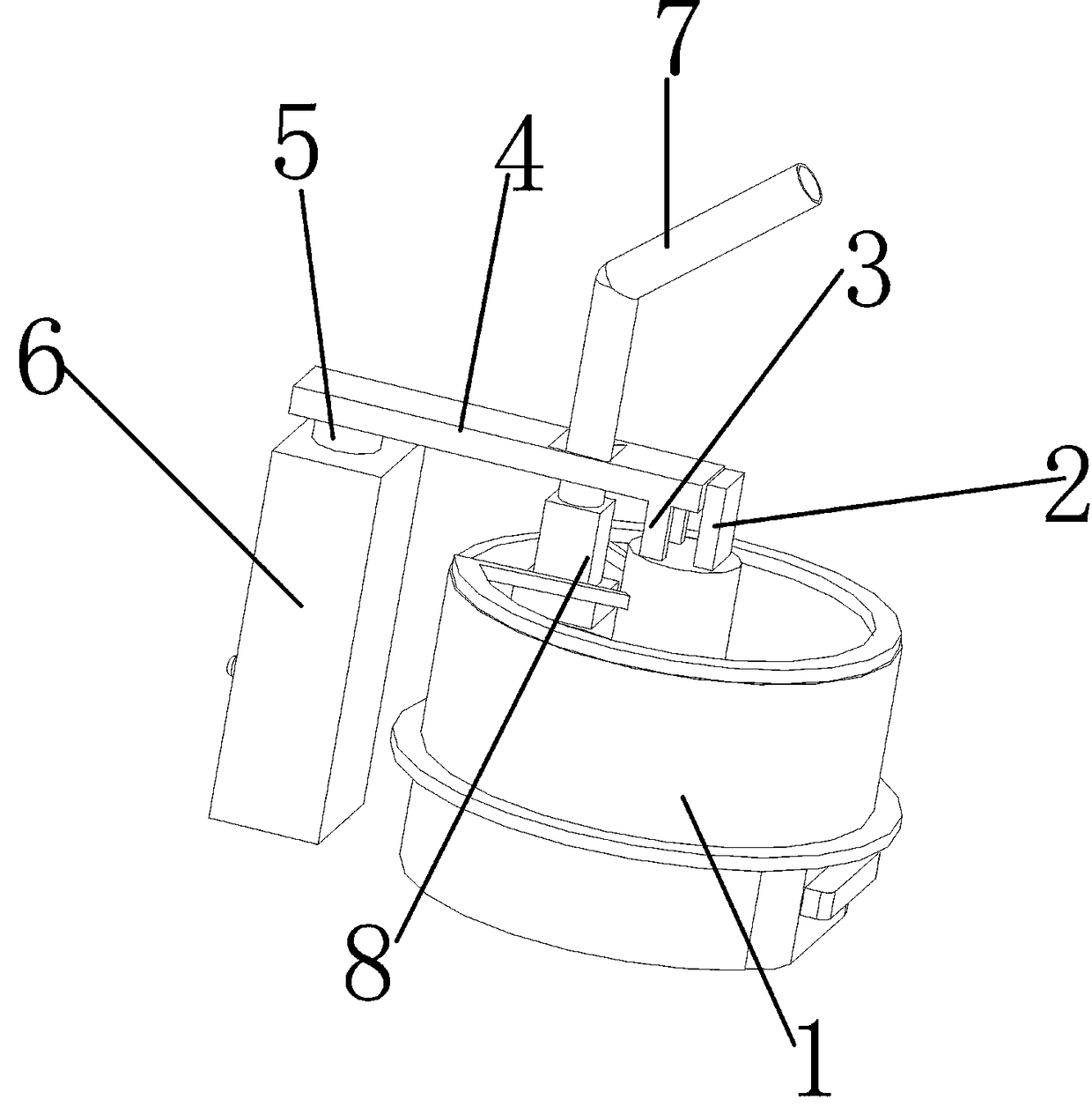 Intelligent cotton grabbing device