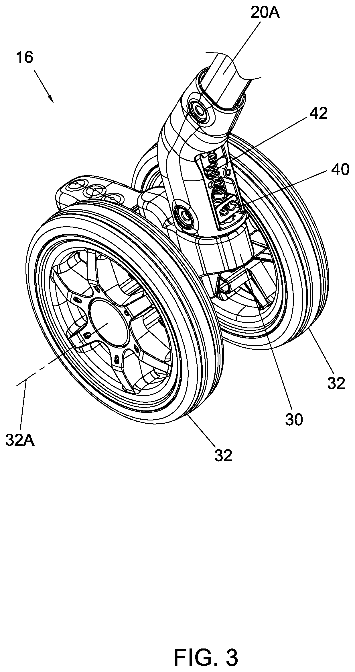 Wheeled carrying apparatus