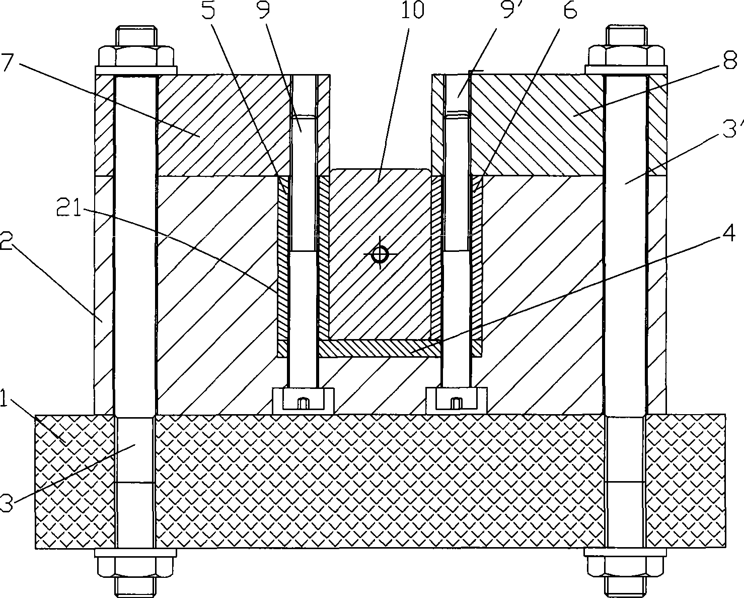 Testing bench and apparatus for cantilever beam dynamic response under movable mass function