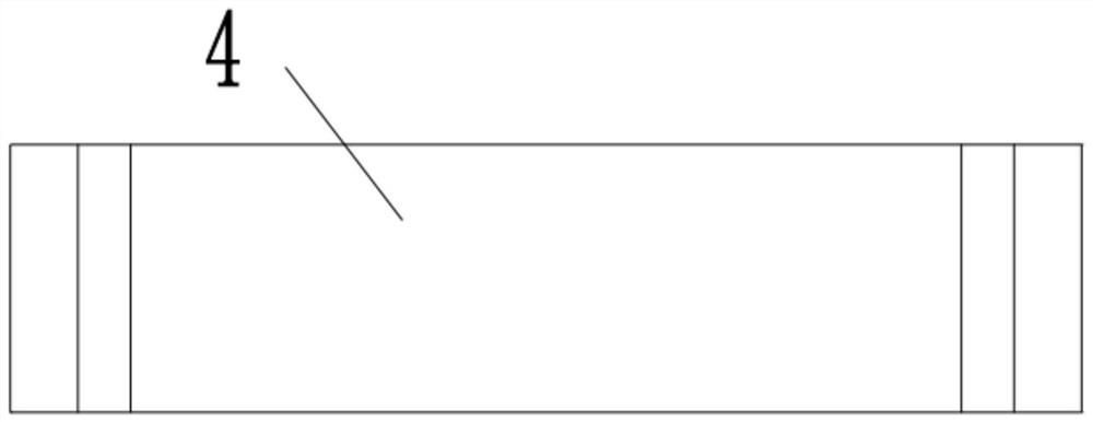 A low-radiation installation structure for server front cables