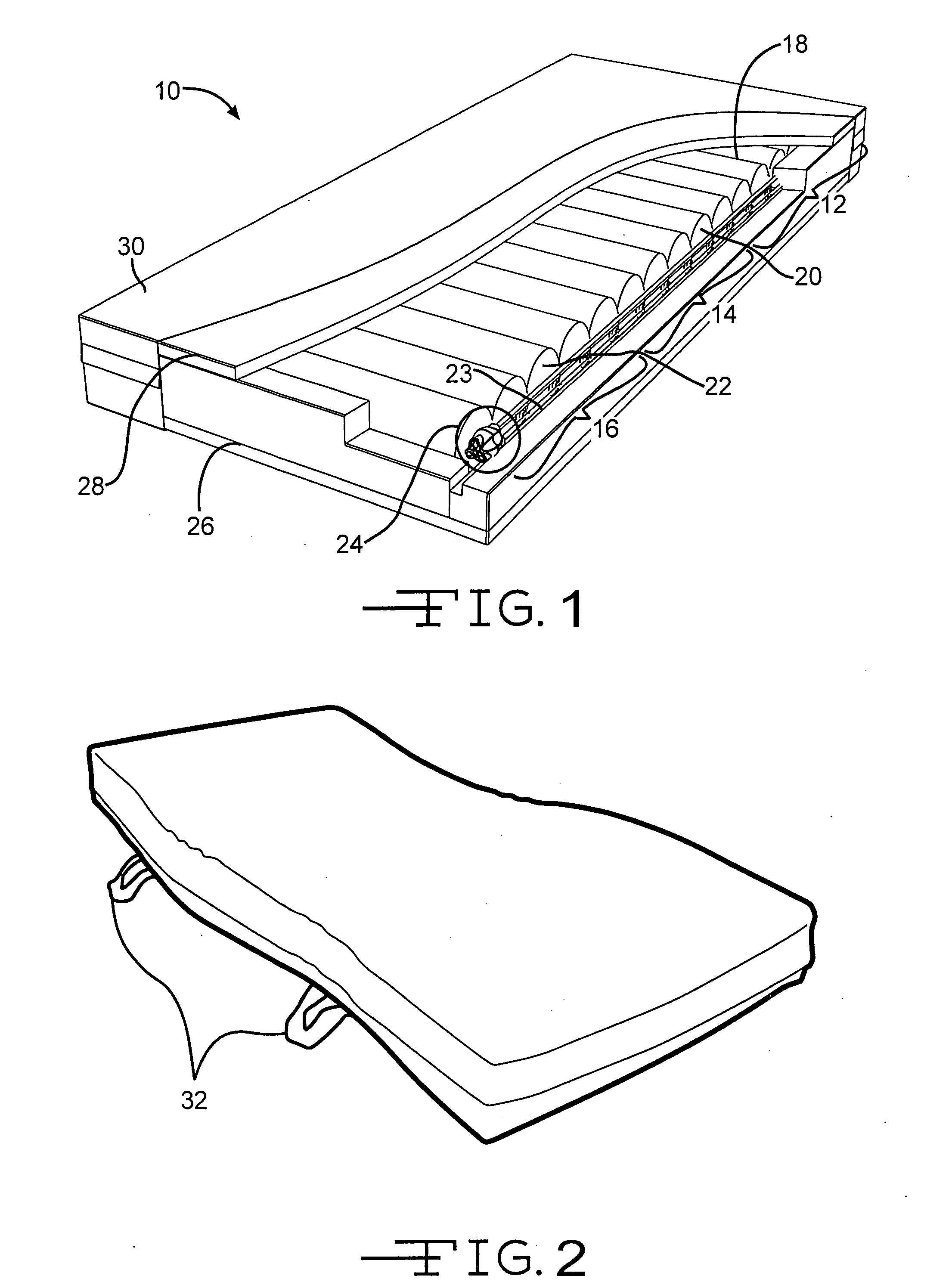 Self inflating air mattress