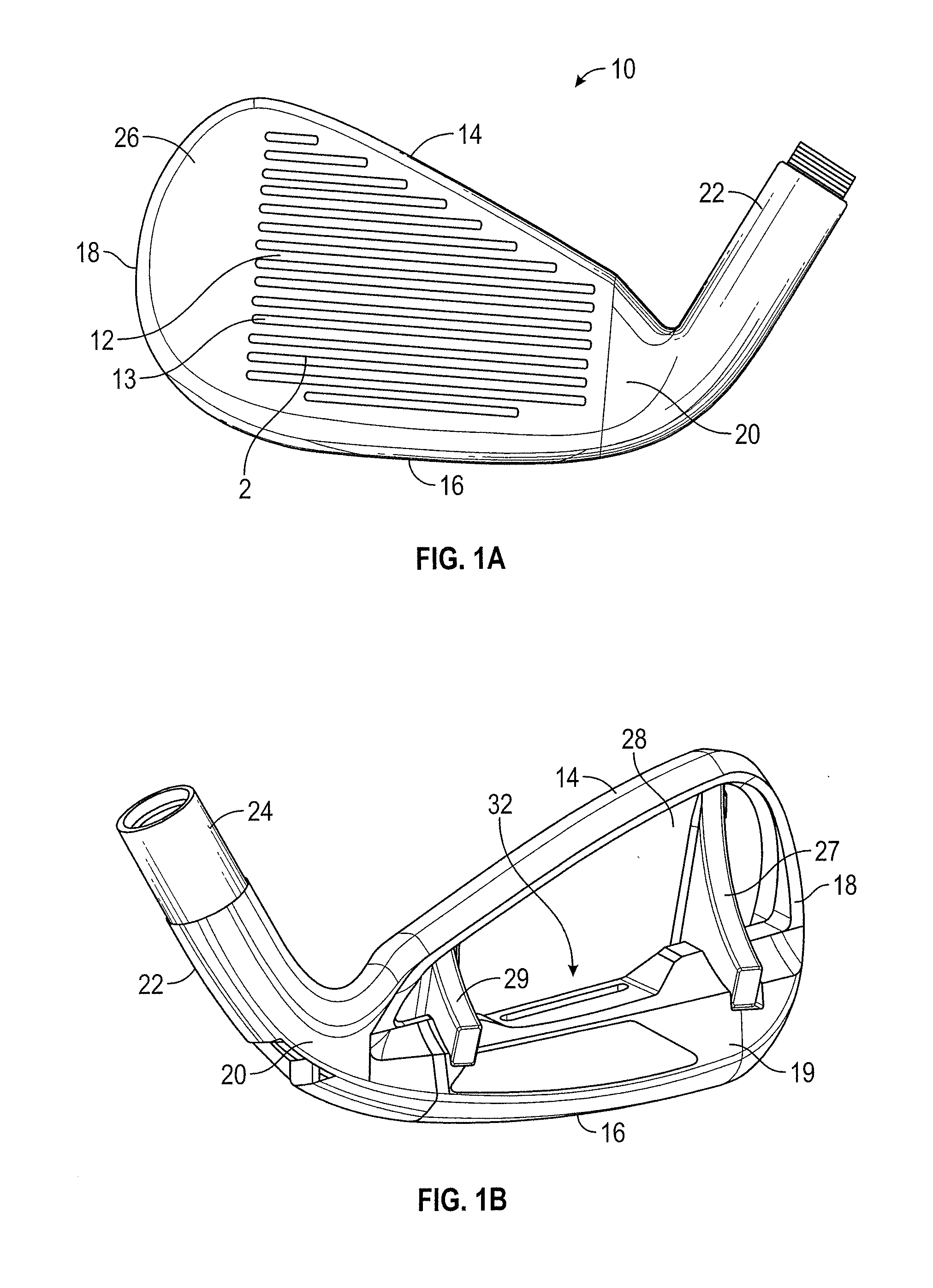 Golf club head with sound damping