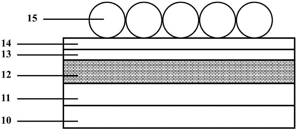 Light emitting diode with adjustable light colors and preparation method therefor