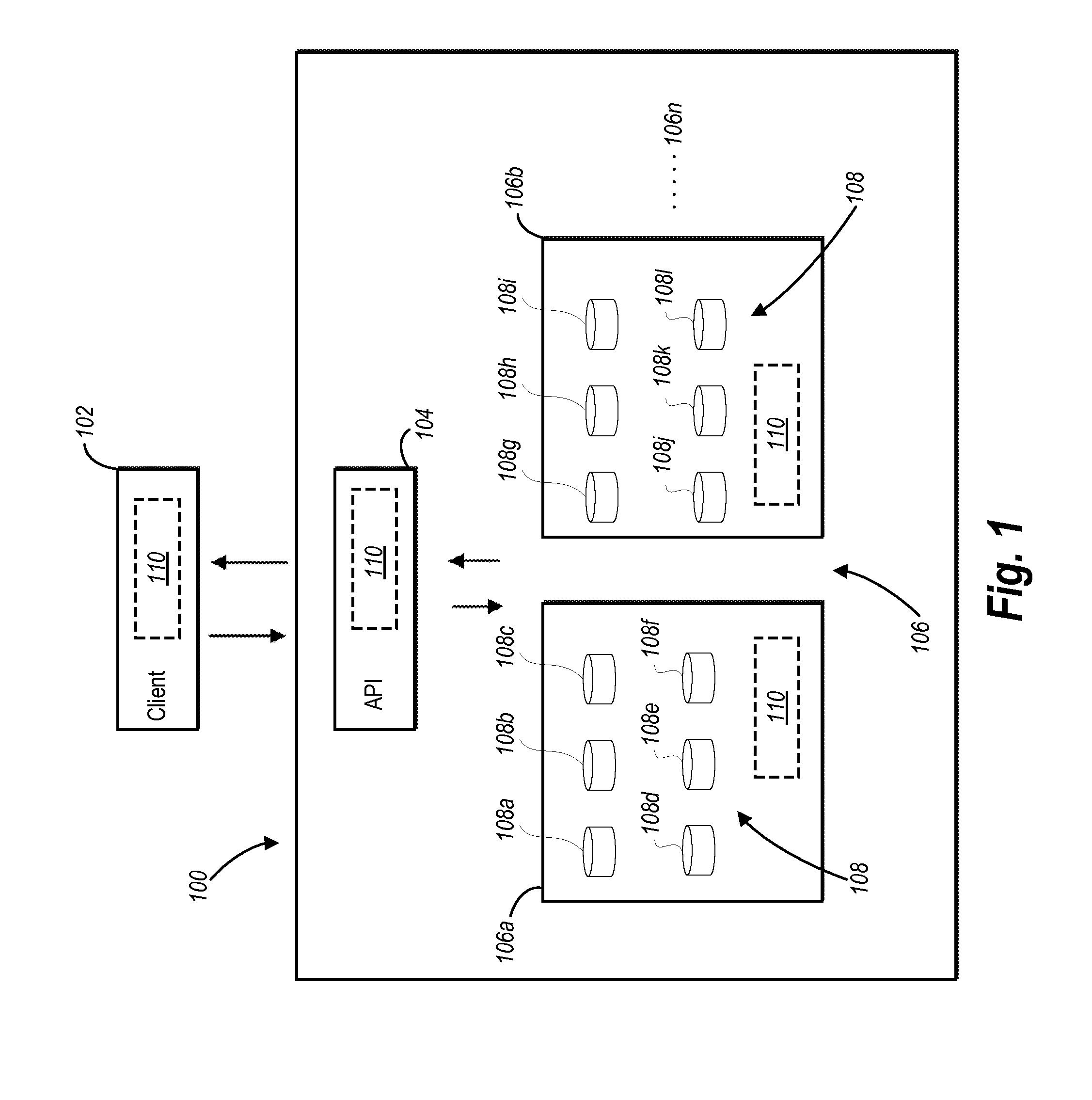 Managing a distributed database across a plurality of clusters