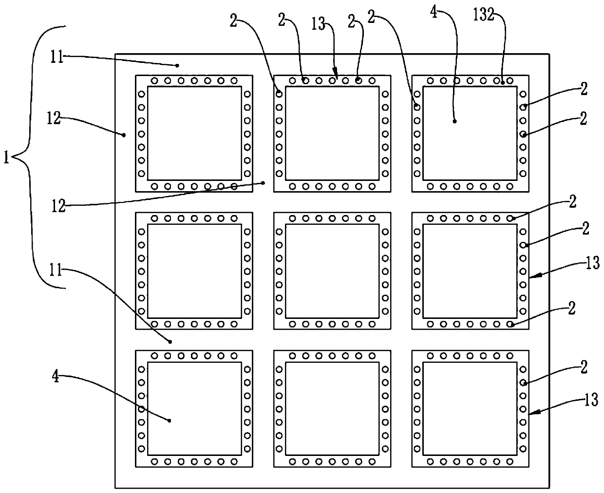 Ceramic tile paving device with good sound insulation and laying method thereof