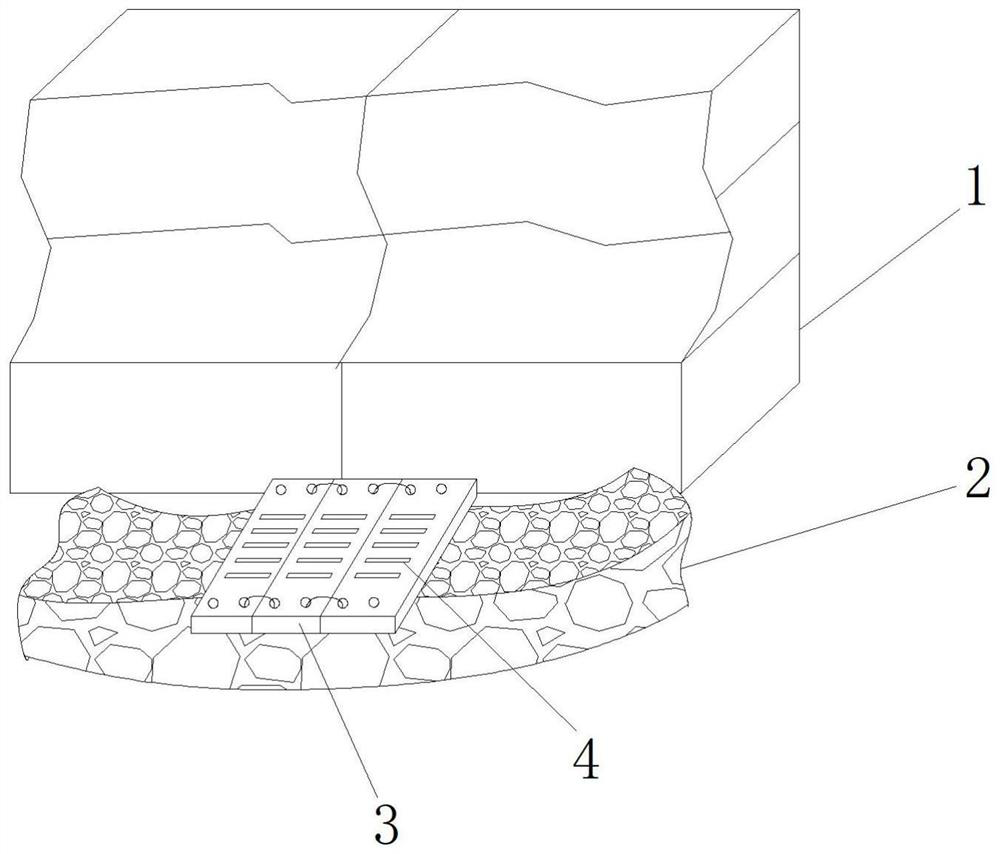 Mechanical breaking demolition method for low-rise building