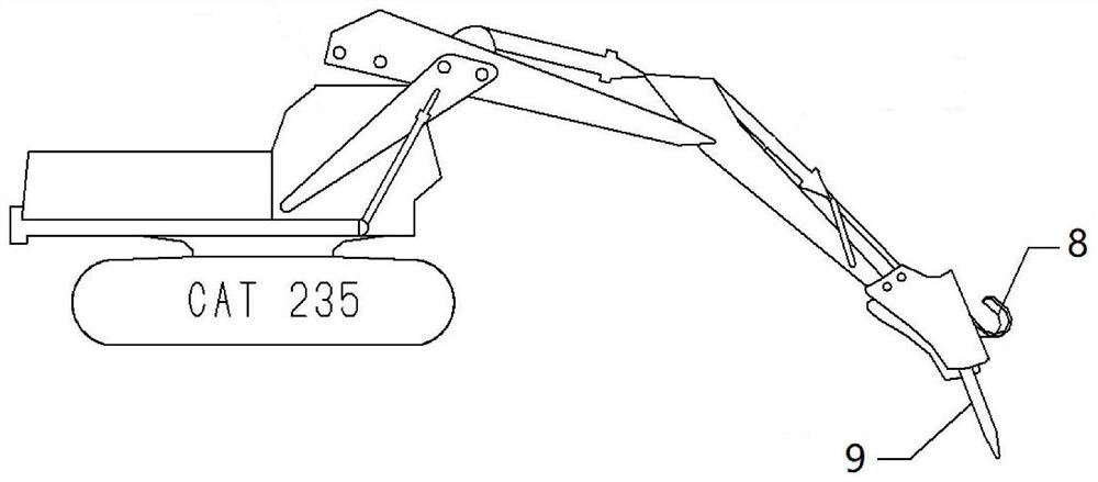 Mechanical breaking demolition method for low-rise building