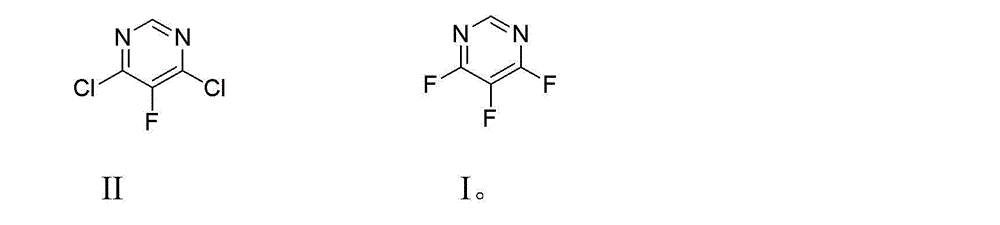 Preparation method of 4,5,6-trifluoro-pyrimidine compound