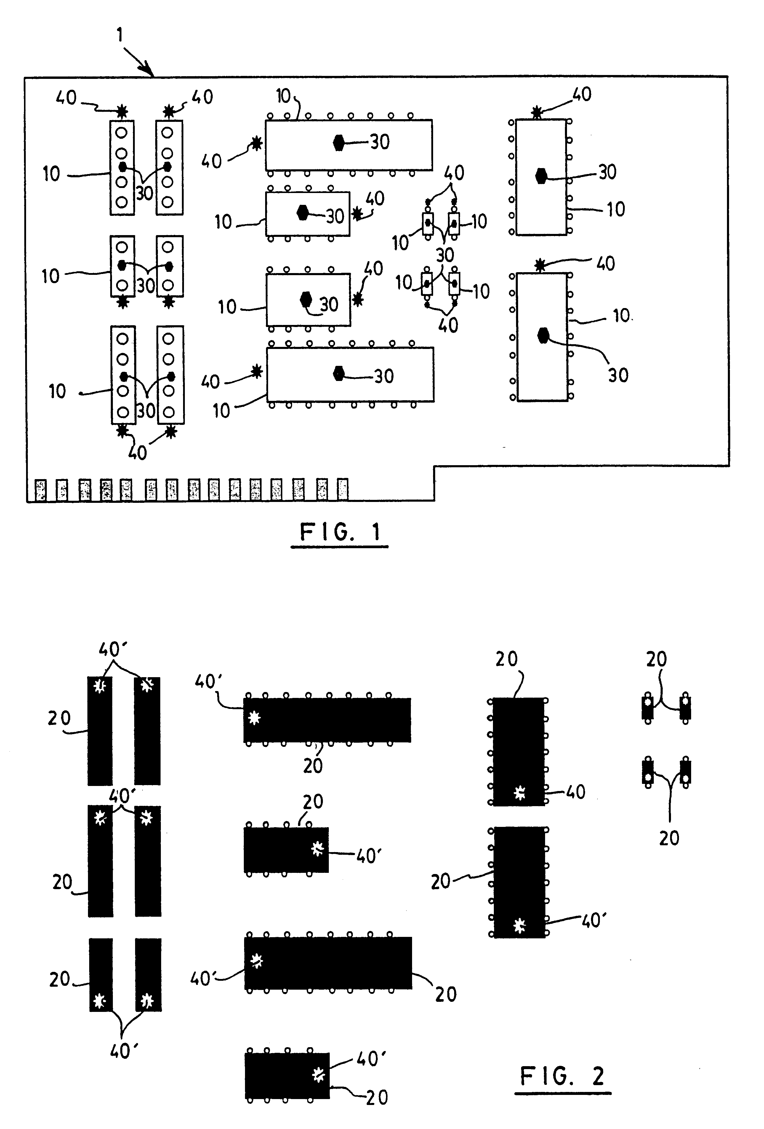 Method for the verification of the polarity, presence, alignment of components and short circuits on a printed circuits board