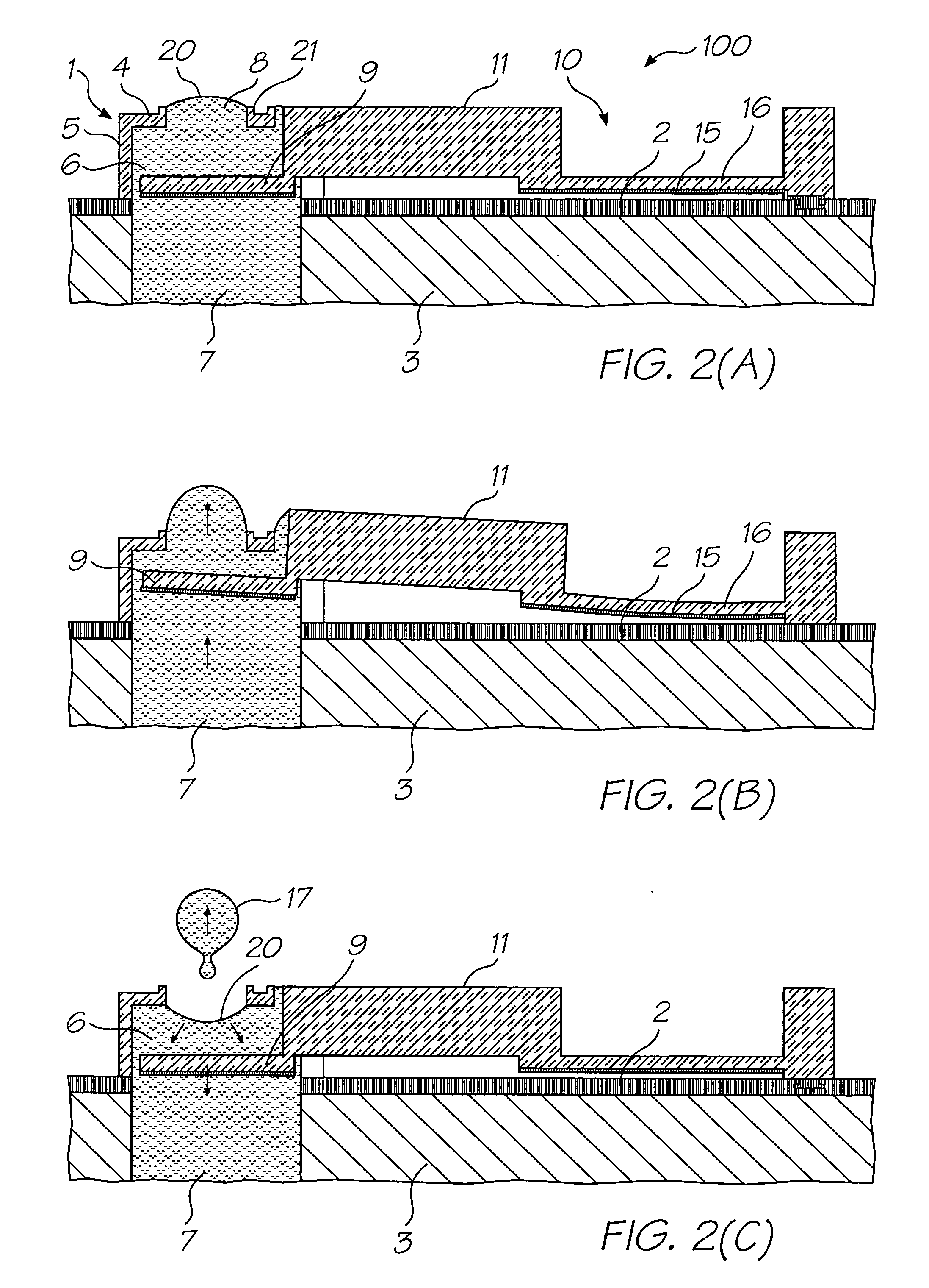 Inkjet nozzle assembly having thermal bend actuator with an active beam defining part of an exterior surface of a nozzle chamber roof