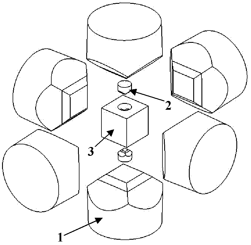 Six-anvil multi-grade supercharging device