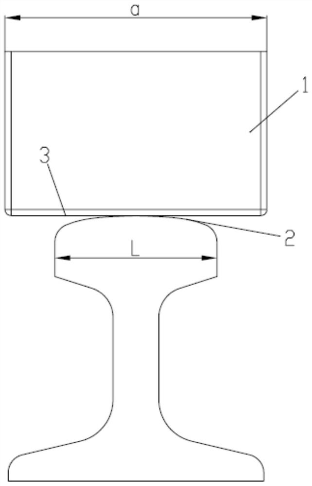 Pressure head capable of reducing lateral bending risk for upward bending supplement straightening of end part of steel rail