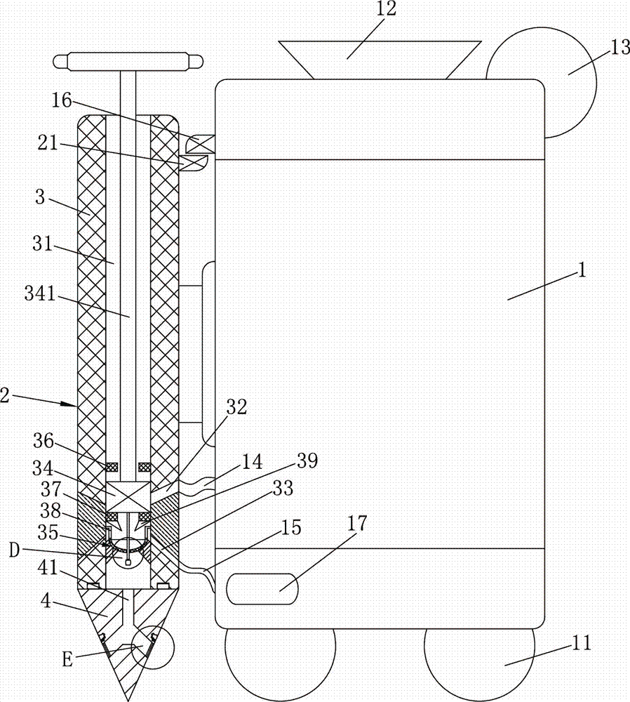 Hand-push type plant fertilizer and pesticide application device