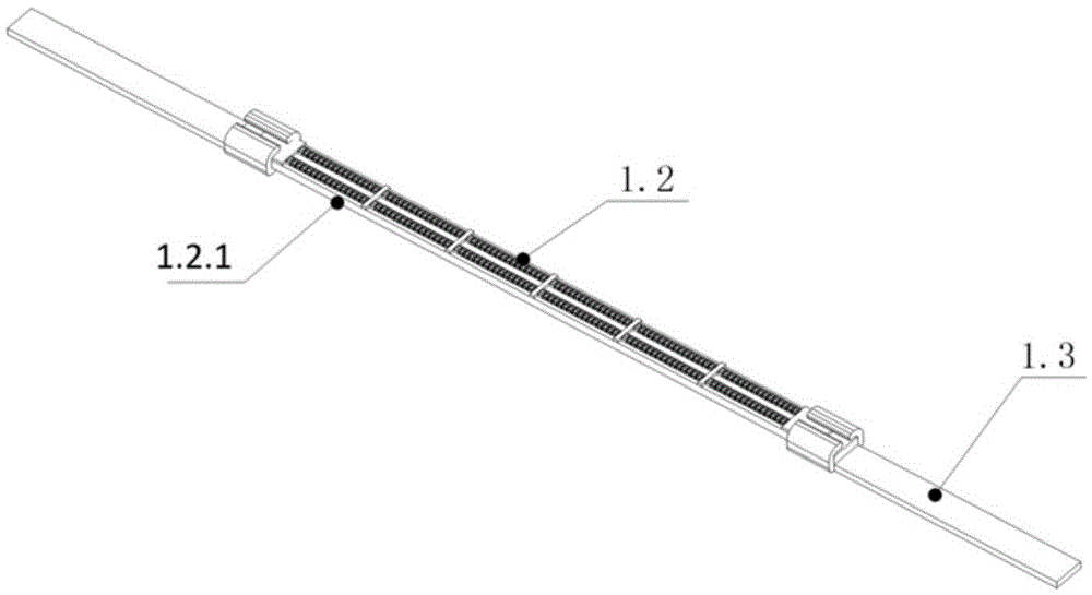 LED lamp filament assembly, method for forming LED lamp filament bulb and LED lamp filament bulb