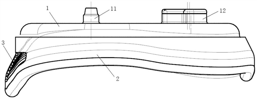 Telescopic funnel chest correction device and preparation method thereof