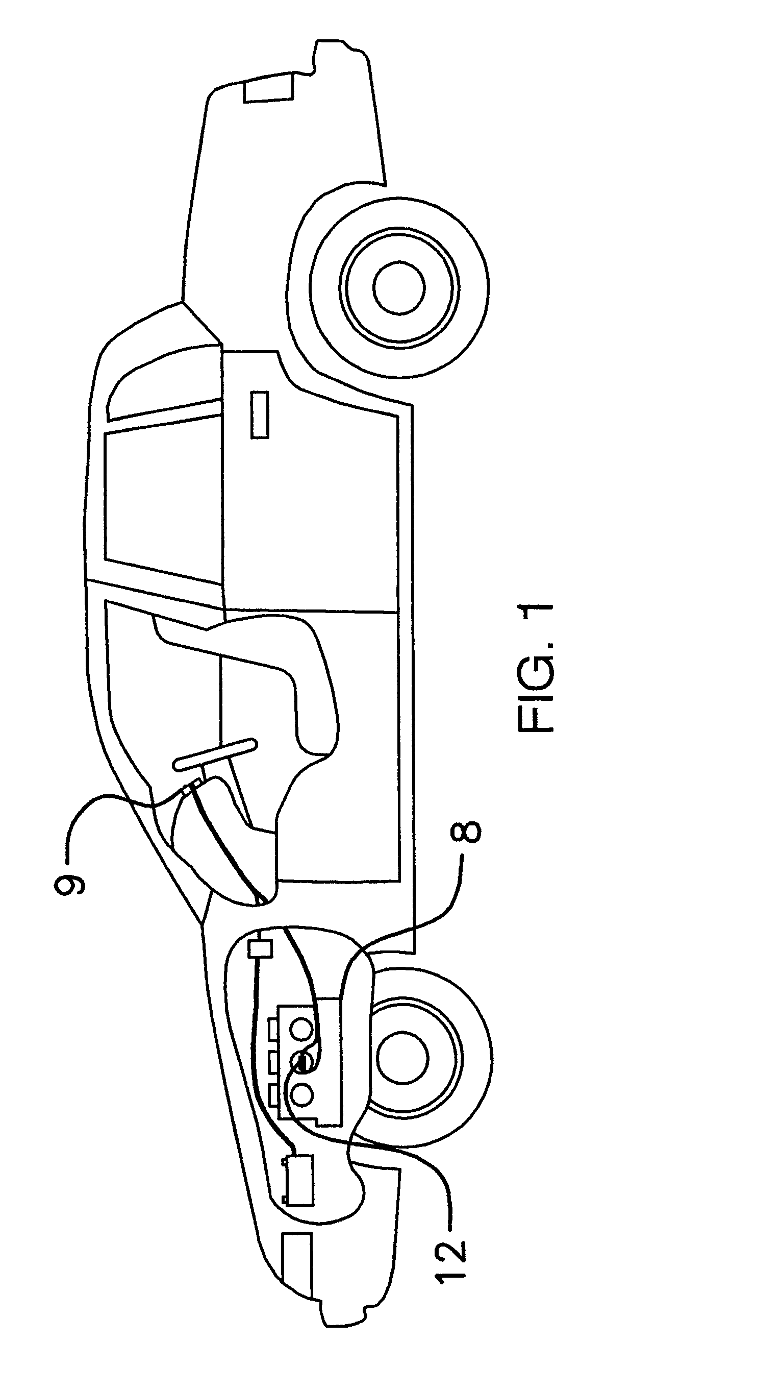 Engine temperature monitoring device