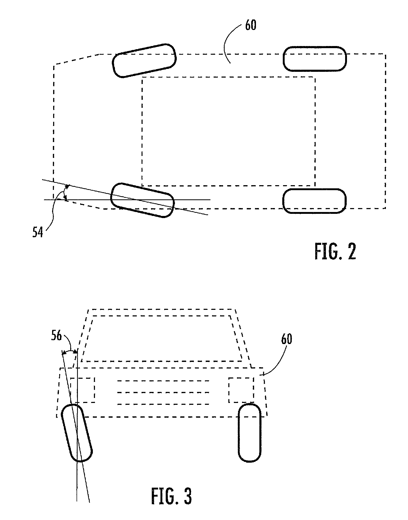 Non contact wheel alignment sensor and method