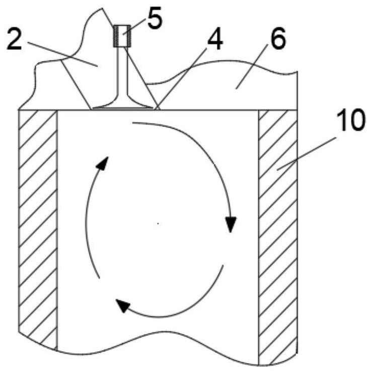 Heavy natural gas engine combustion system