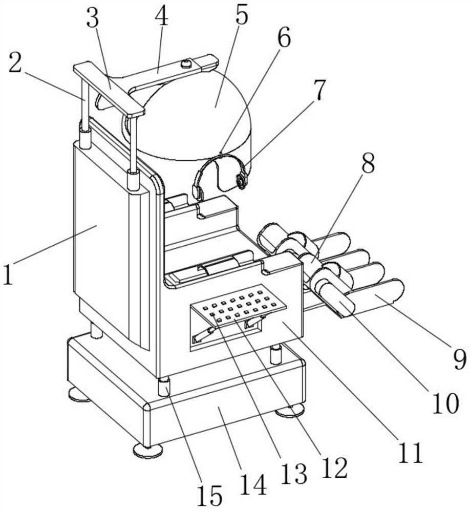 Psychology test equipment based on user facial expression recognition