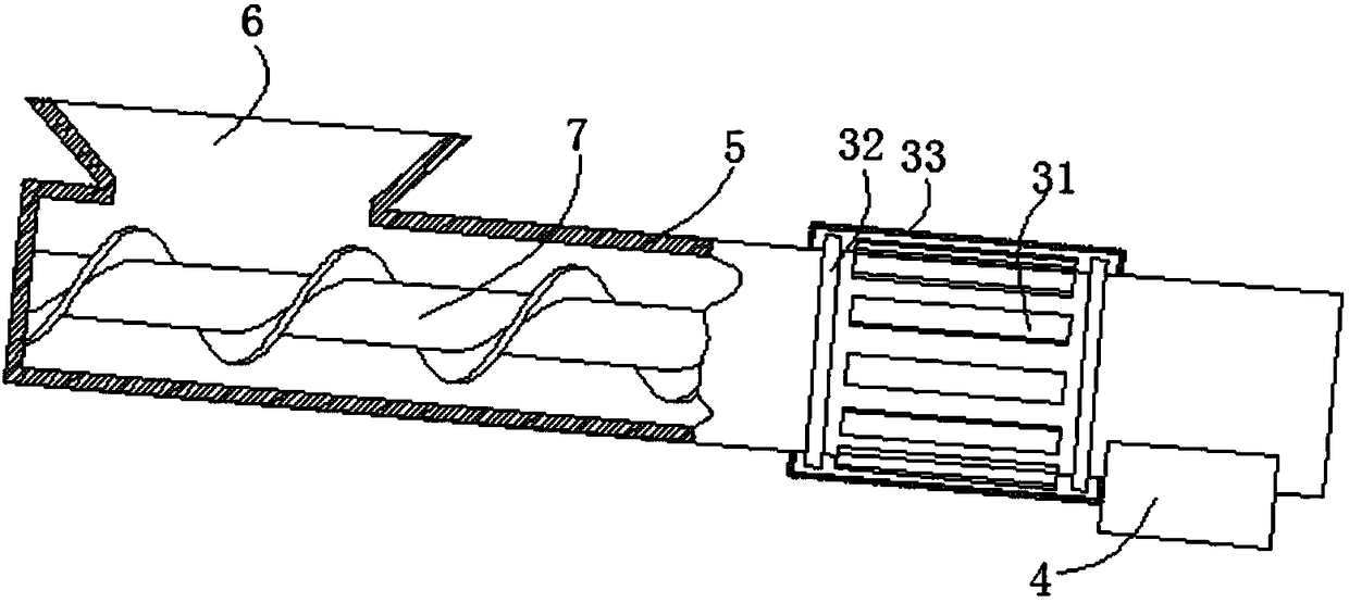 A device for detecting powder concentration in a spiral conveying pipe with a double-layer electrode array