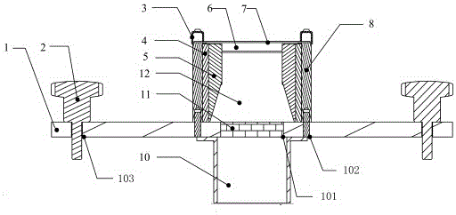 An airflow spreading device