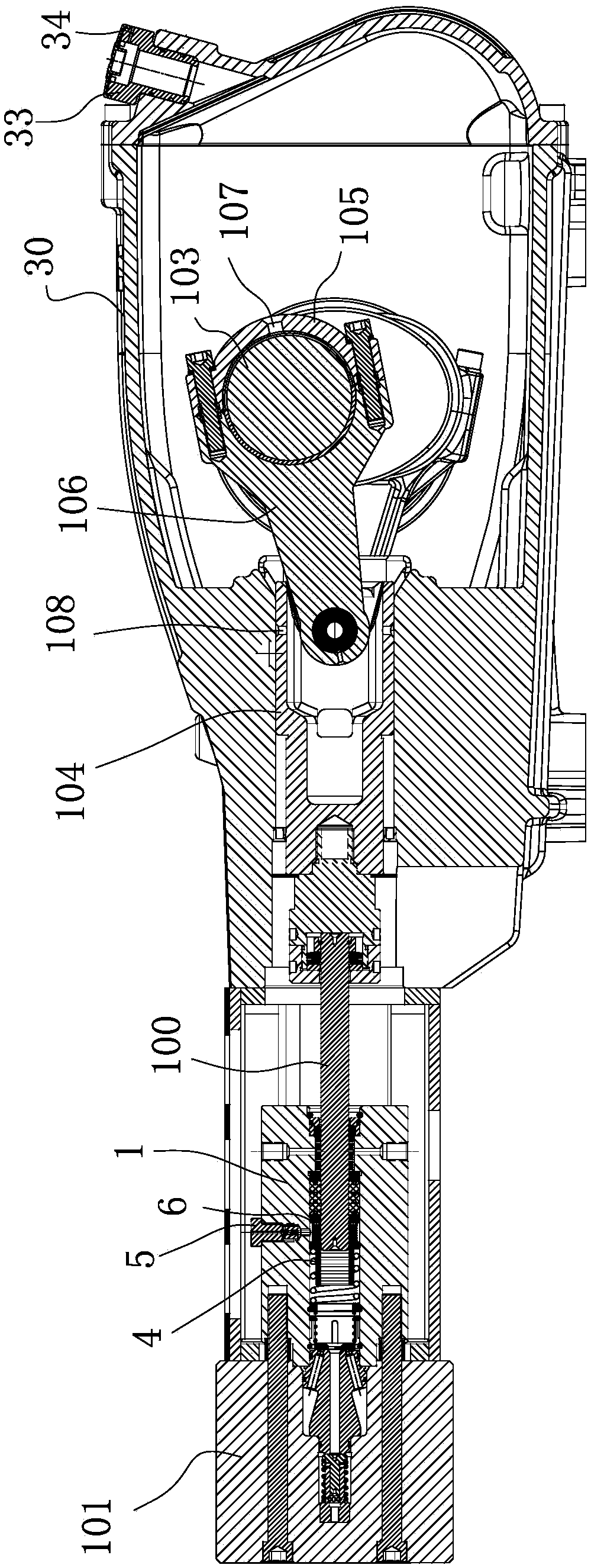 100KW-level high-pressure plunger pump with self-cleaning function