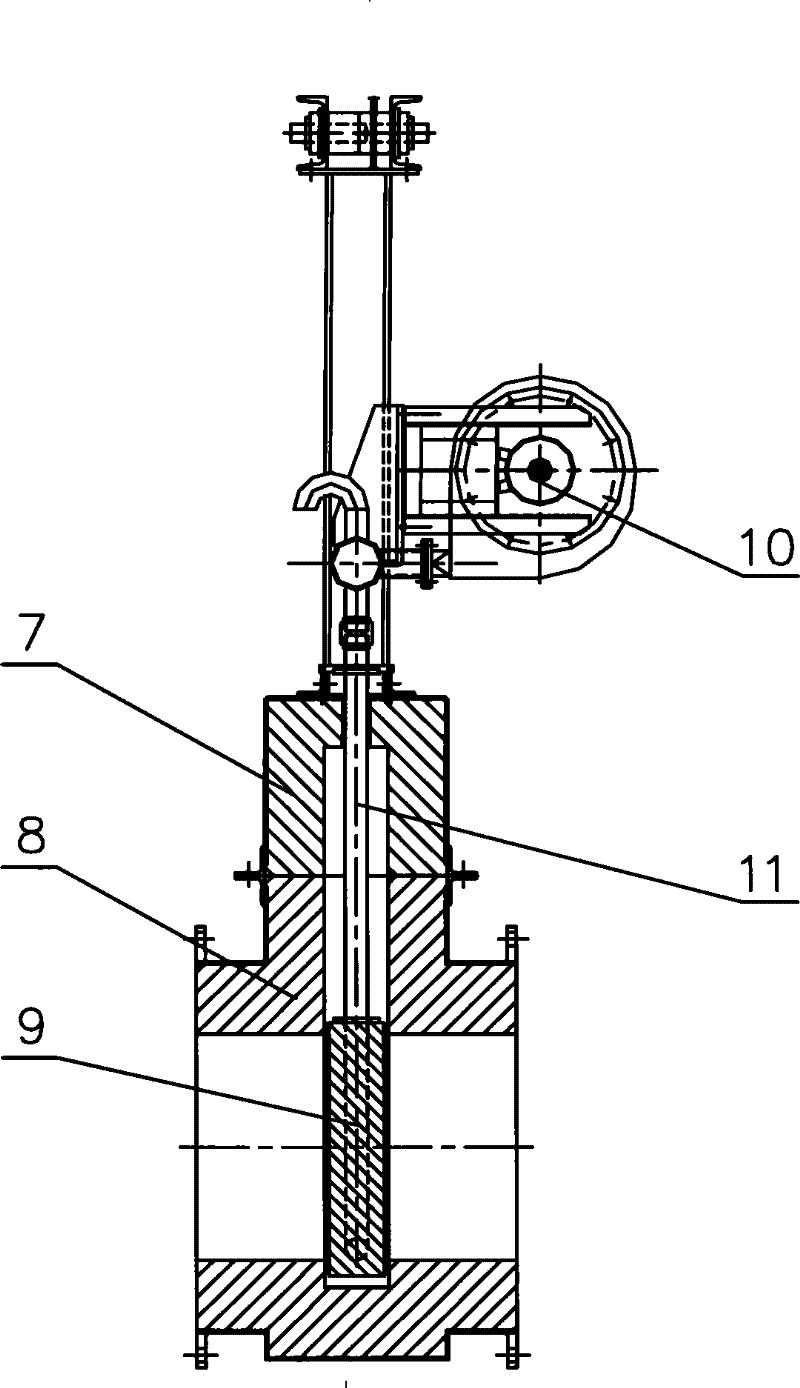 High-temperature resistant air cooling smoke gate device