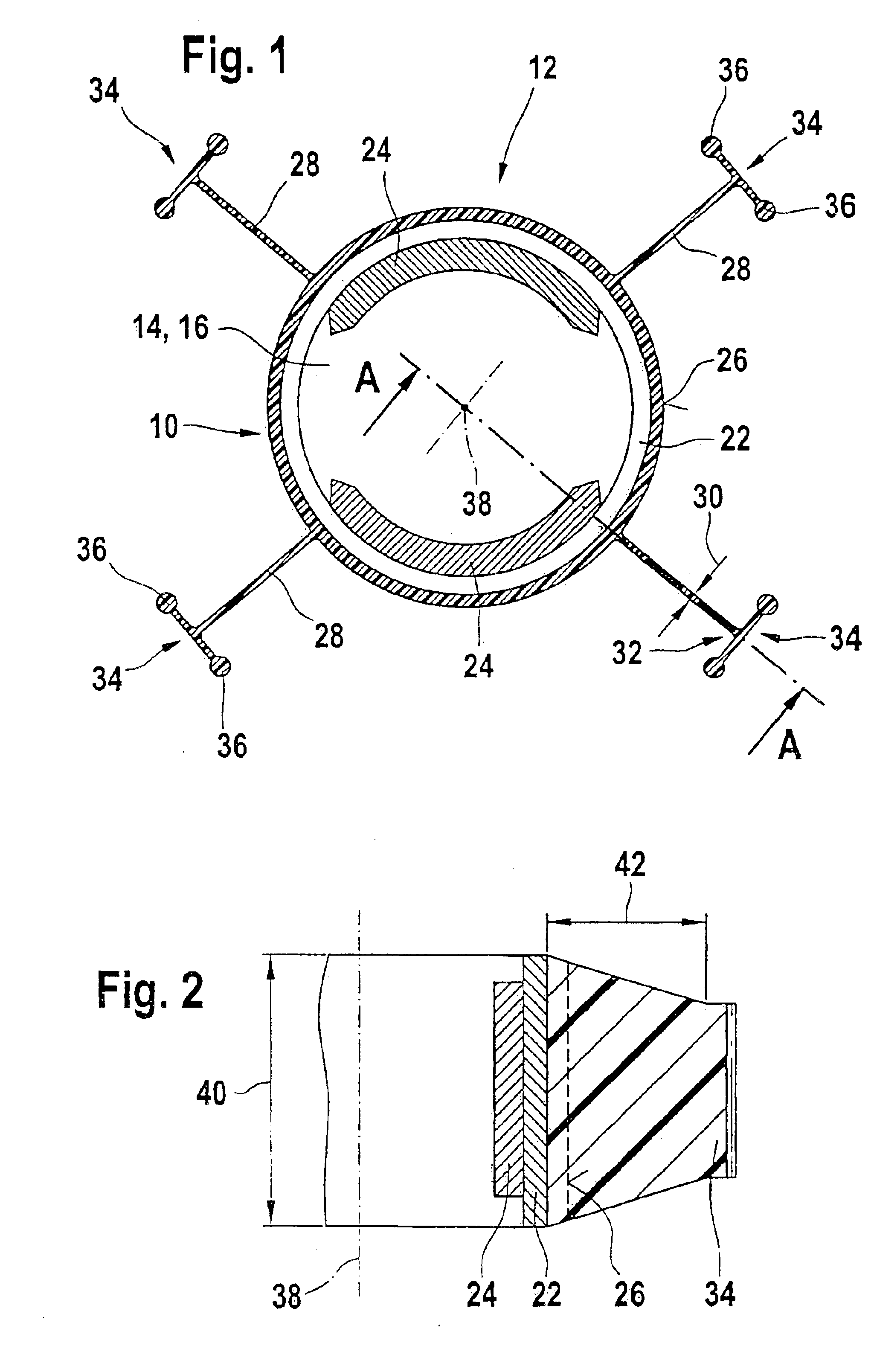 Anti-vibrational holding device for an electric motor