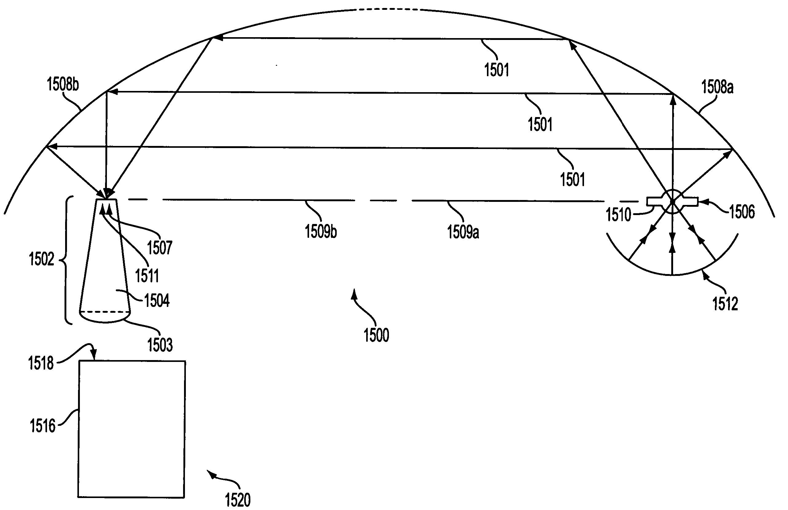 Lensed tapered optical waveguide