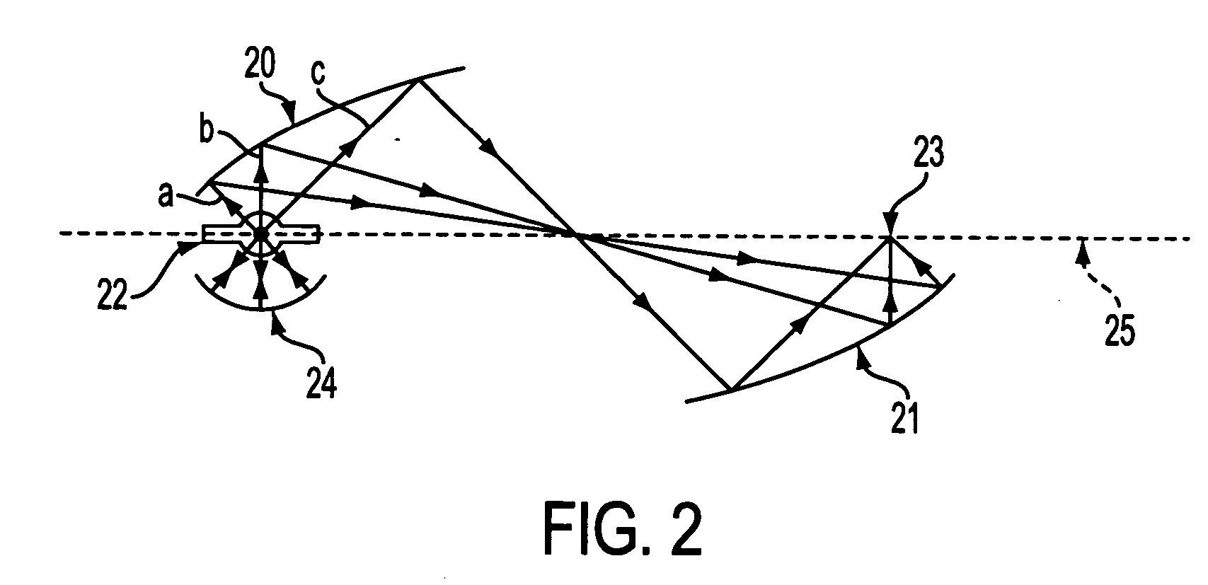 Lensed tapered optical waveguide