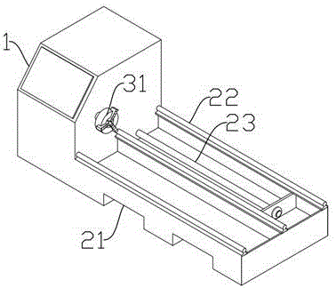 Automatic welding device for rotary tillage cutter shaft