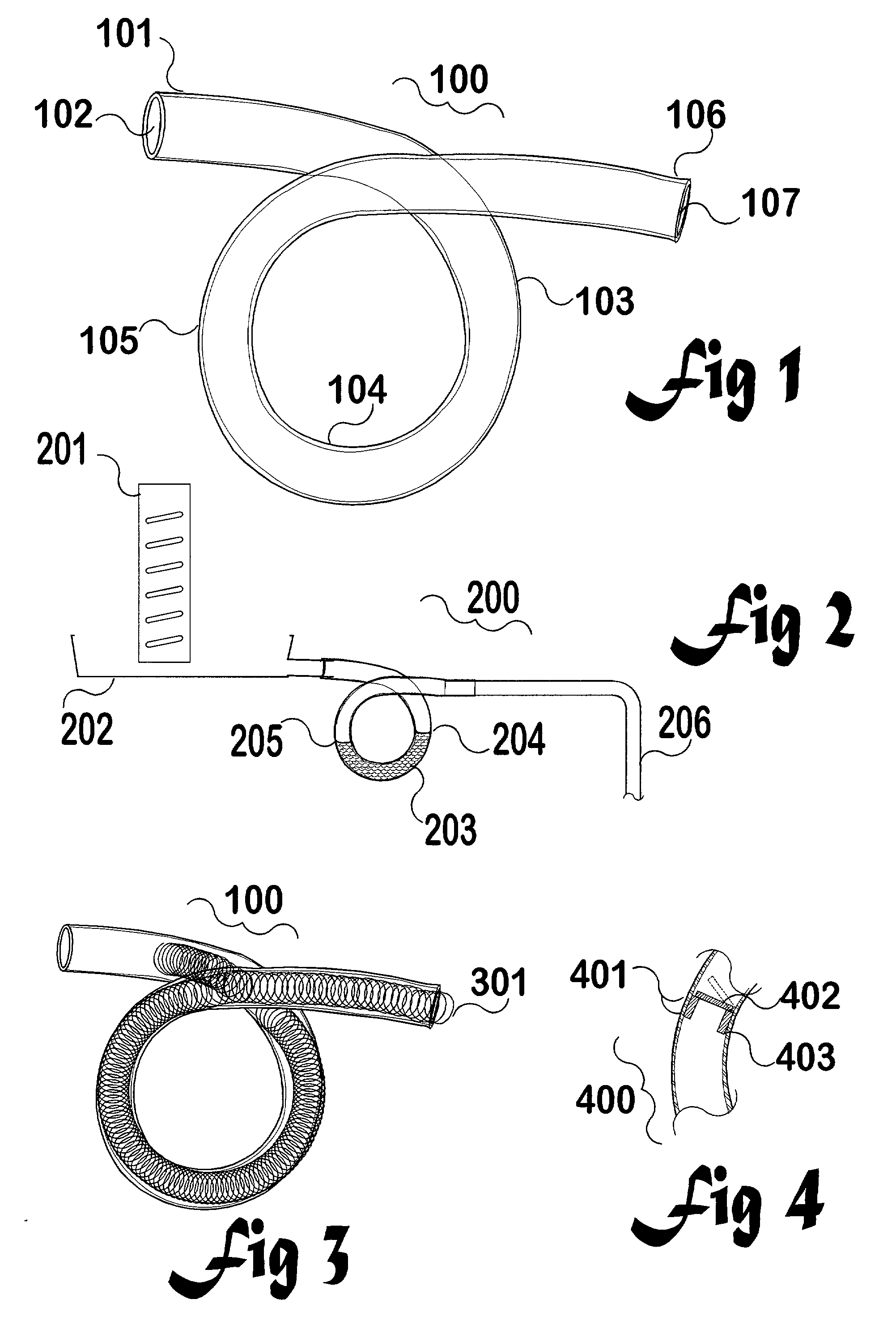 Flexible trap for drains