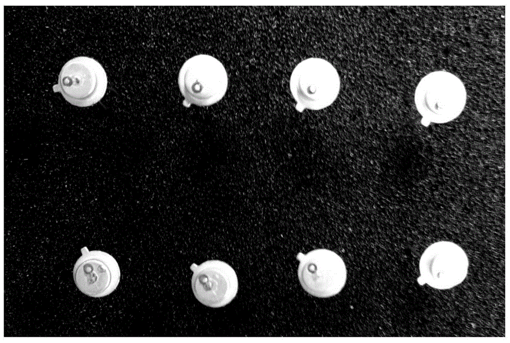 Method for improving light emitting property of LED by using laser radiated gallium nitride epitaxial wafer as substrate of LED