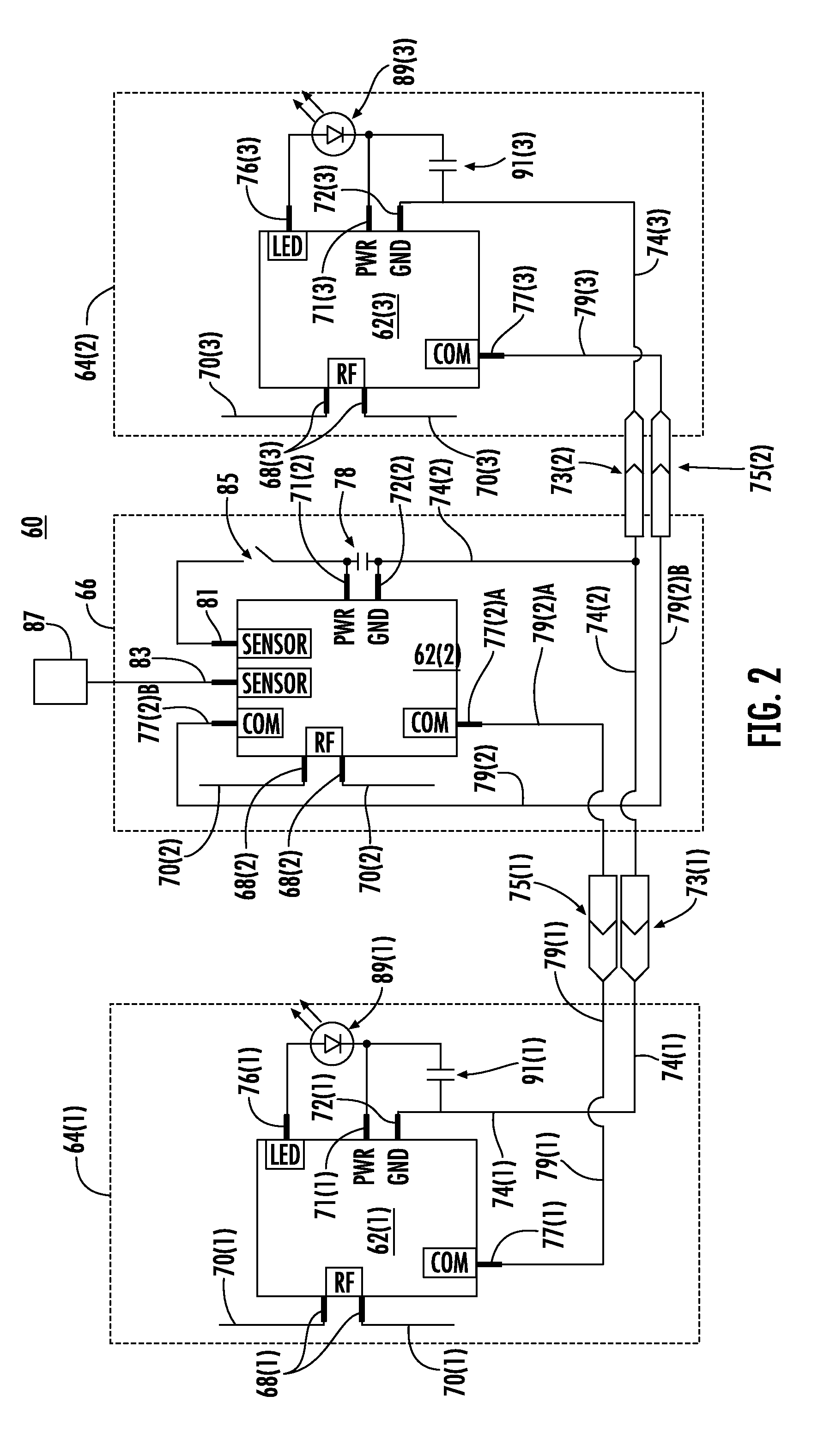 Radio frequency identification (RFID) in communication connections, including fiber optic components