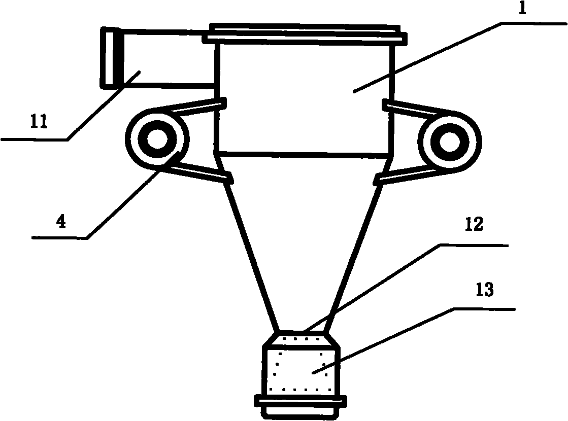 Oil-gas separator of automobile diesel