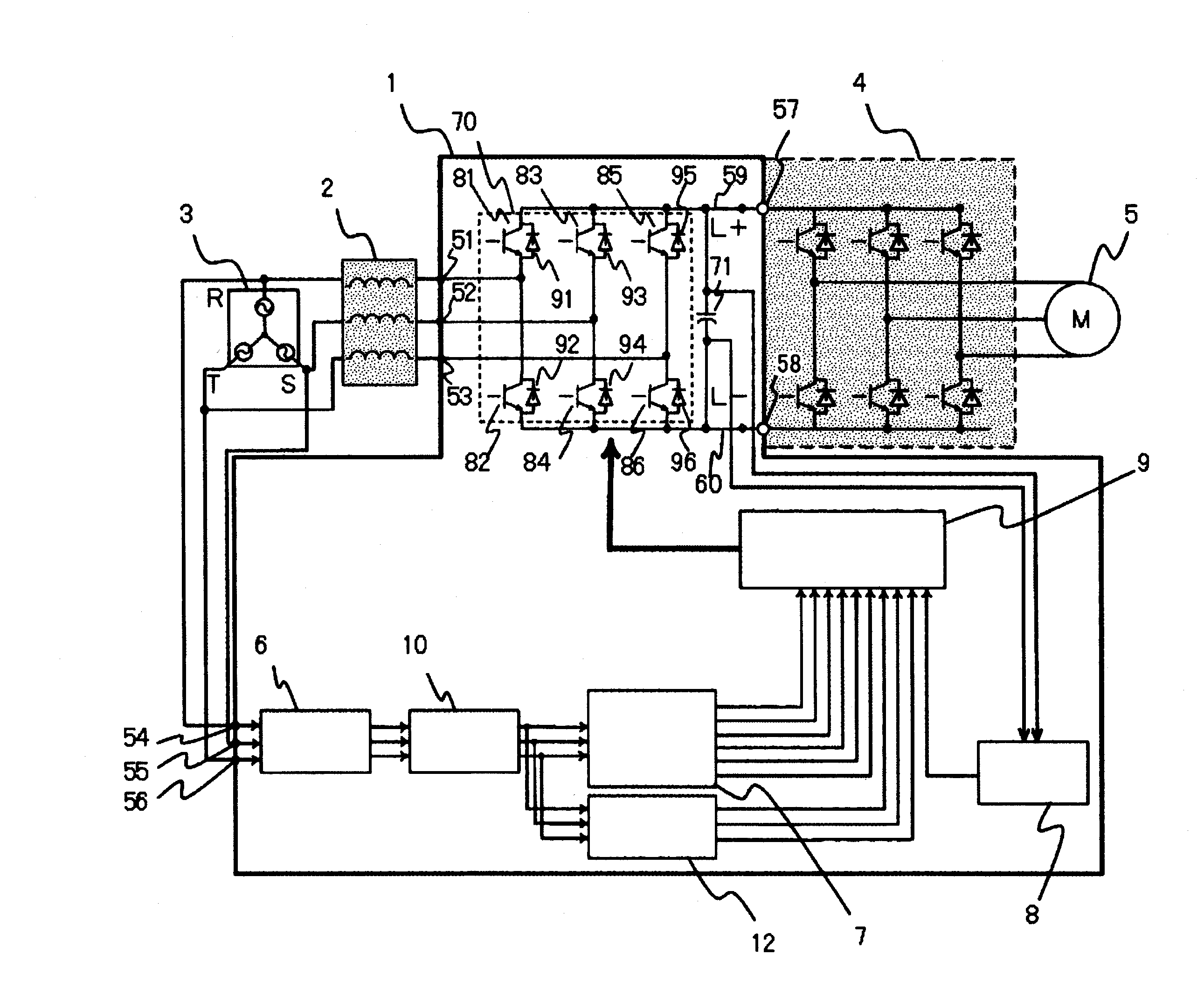 Power regenerative converter