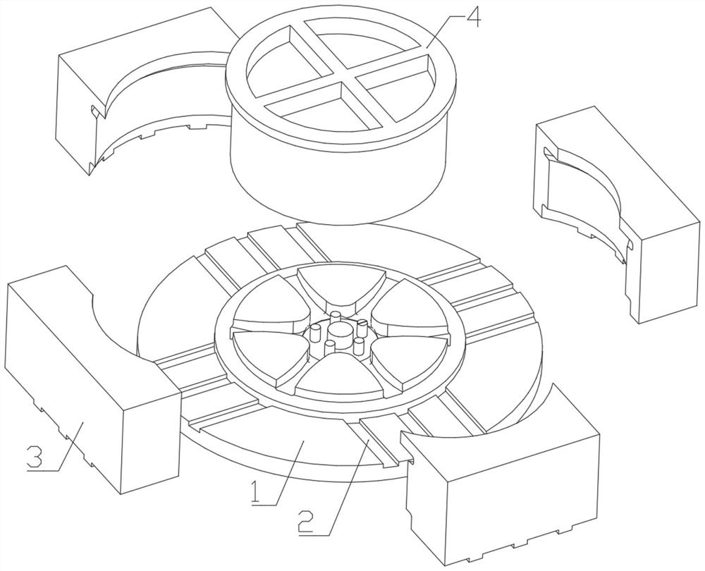 A maintenance device for a hub mold