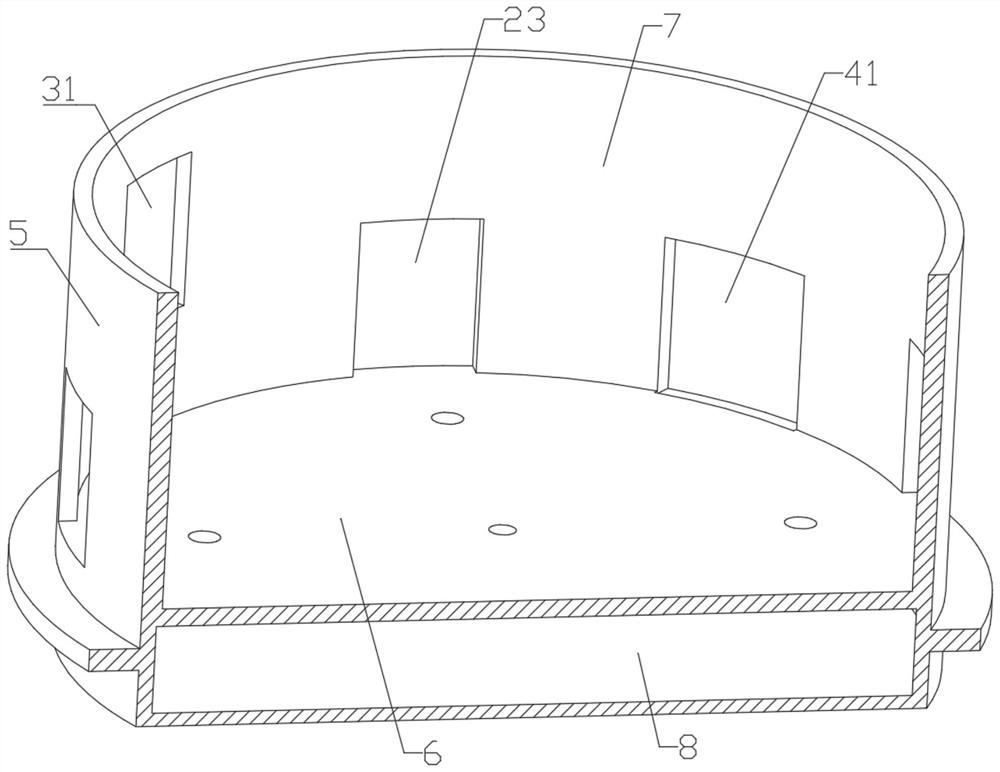 A maintenance device for a hub mold