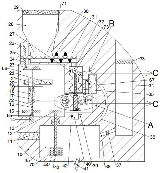 A kind of equipment for preparing gypsum slurry for making jewelry pouring molds