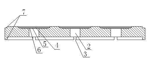 A kind of sintering mold of thyristor chip and molybdenum sheet and using method thereof