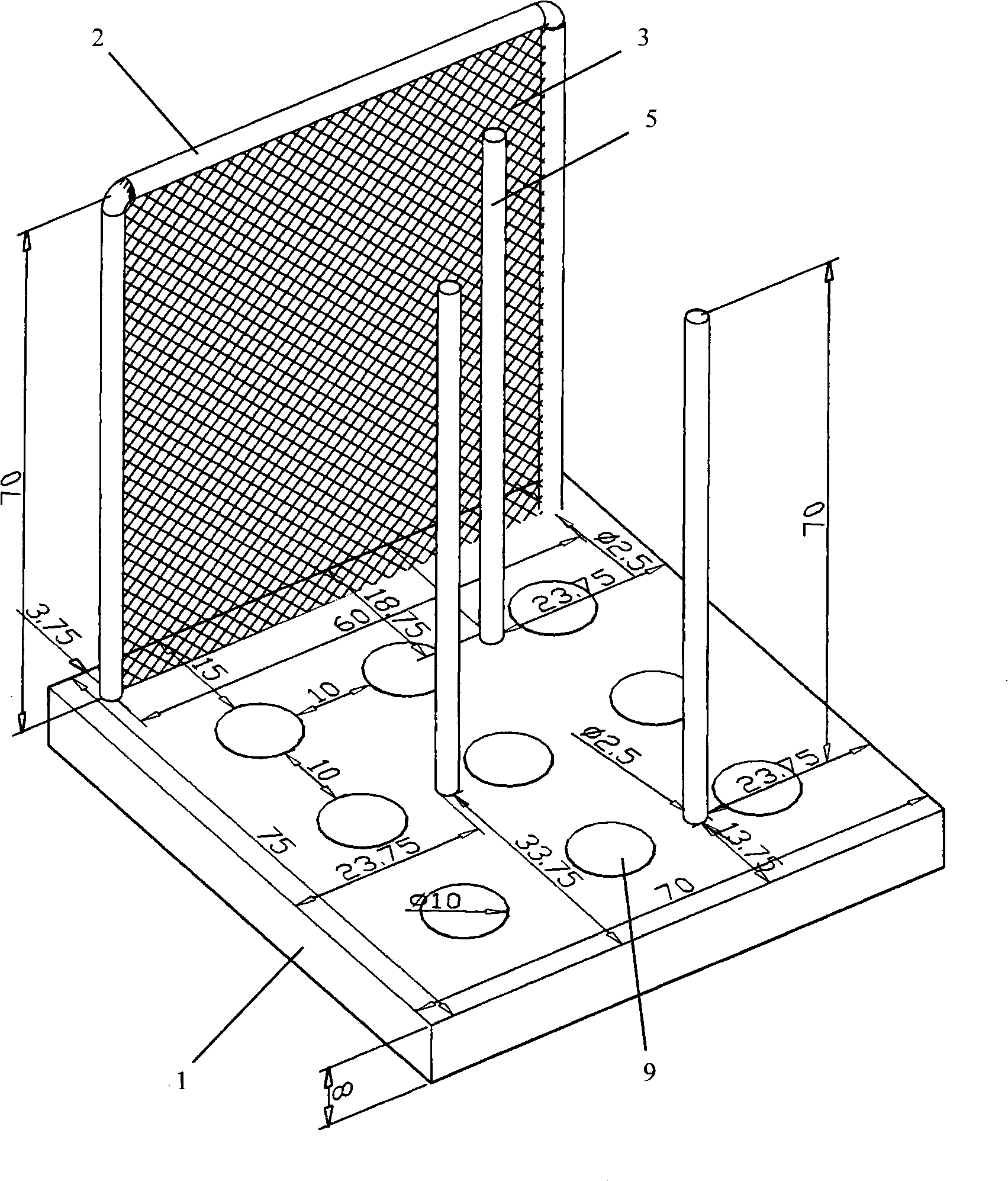 Multilayered plate type three-dimensional seafood culturing reef suitable for shallow sea and offshore area