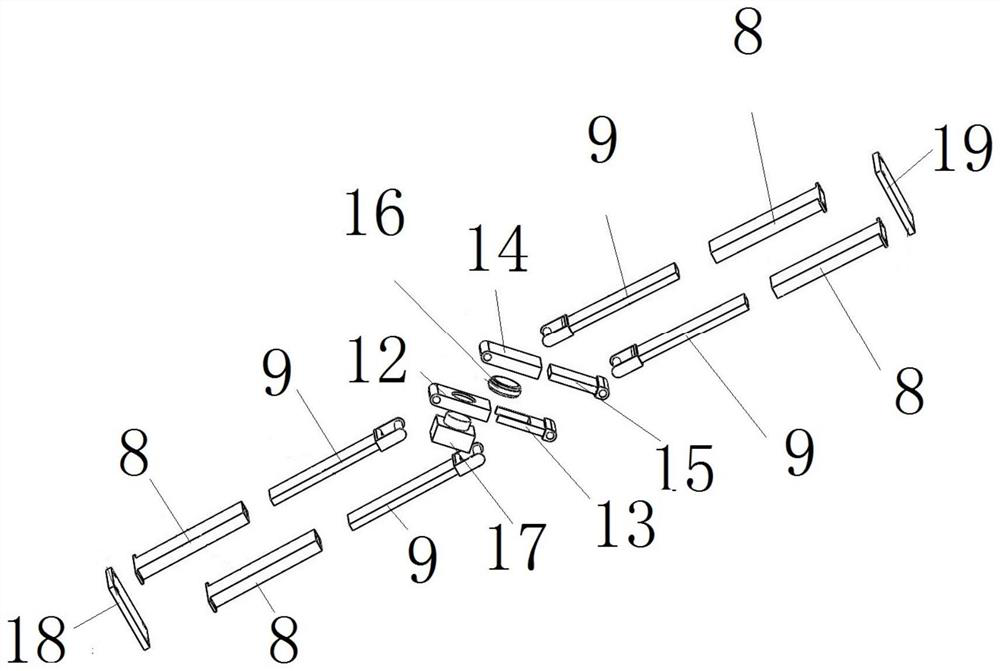 Robot telescopic swing mechanism and bionic robot