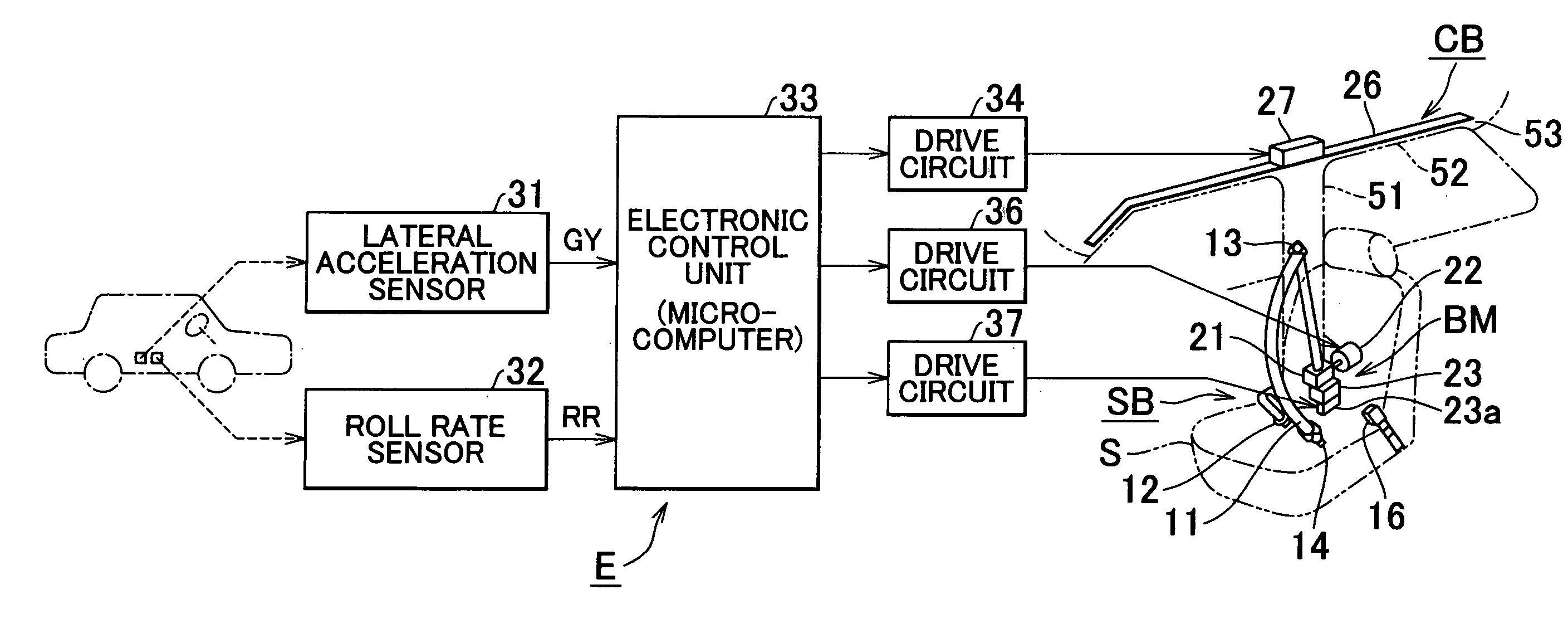 Seat belt apparatus for vehicle