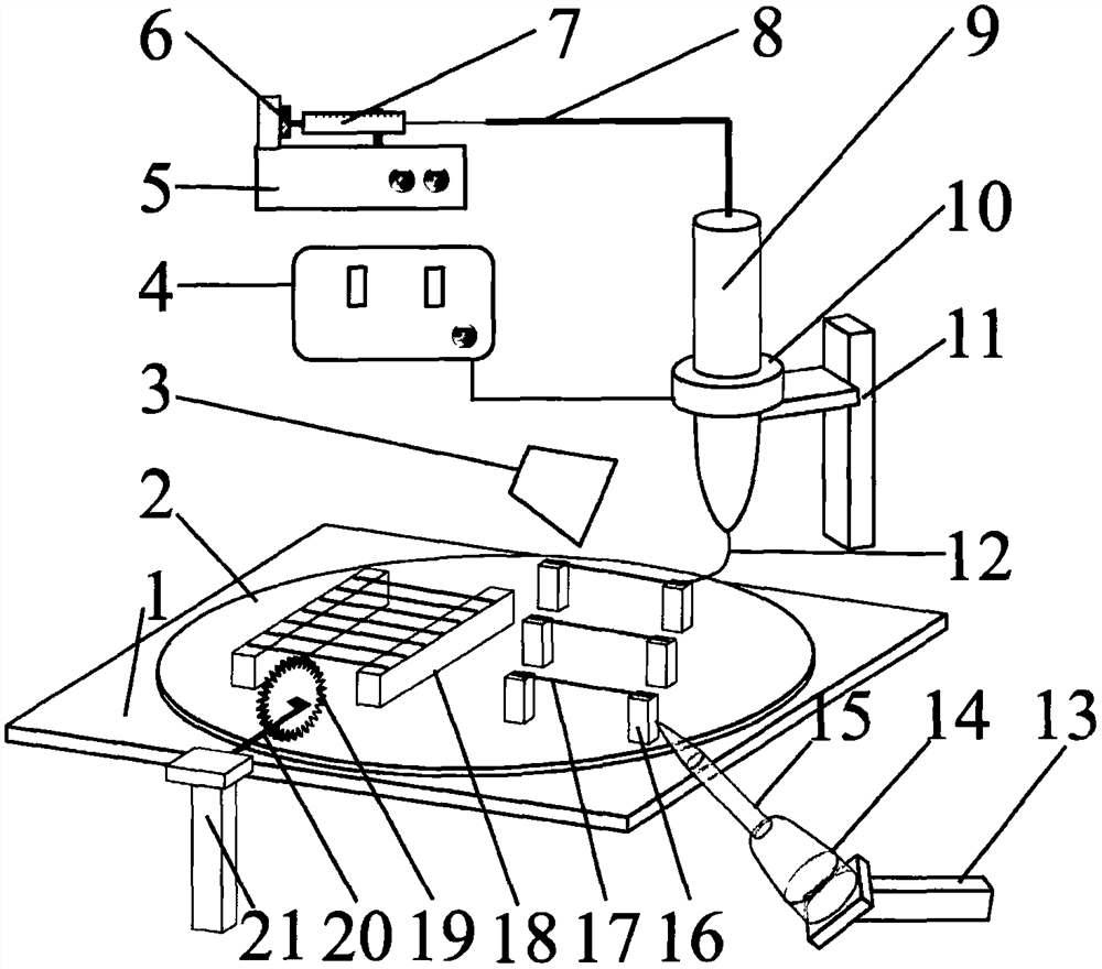 Electrojet three-dimensional printing device and method for preparing micro-nano-scale beam structure